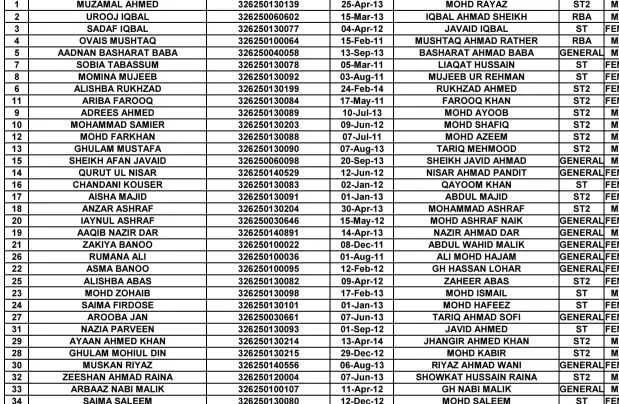 JKBOSE NMMSS Result 2025-26 Declared for Class 8 Students; Check Selected Candidates List