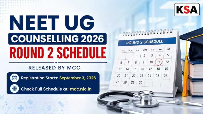 NEET UG Counselling 2026 Round 2 Schedule Released; Registration Starts September 3 at mcc.nic.in