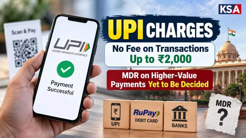 UPI Charges: No Fee on Transactions Up to Rs 2,000; MDR on Higher-Value Payments Yet to Be Decided